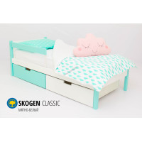 ДЕТСКАЯ КРОВАТЬ БЕЛЬМАРКО «SKOGEN CLASSIC МЯТНО-БЕЛЫЙ»